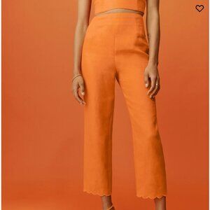 Reformation Liam Linen Pant in Citrus